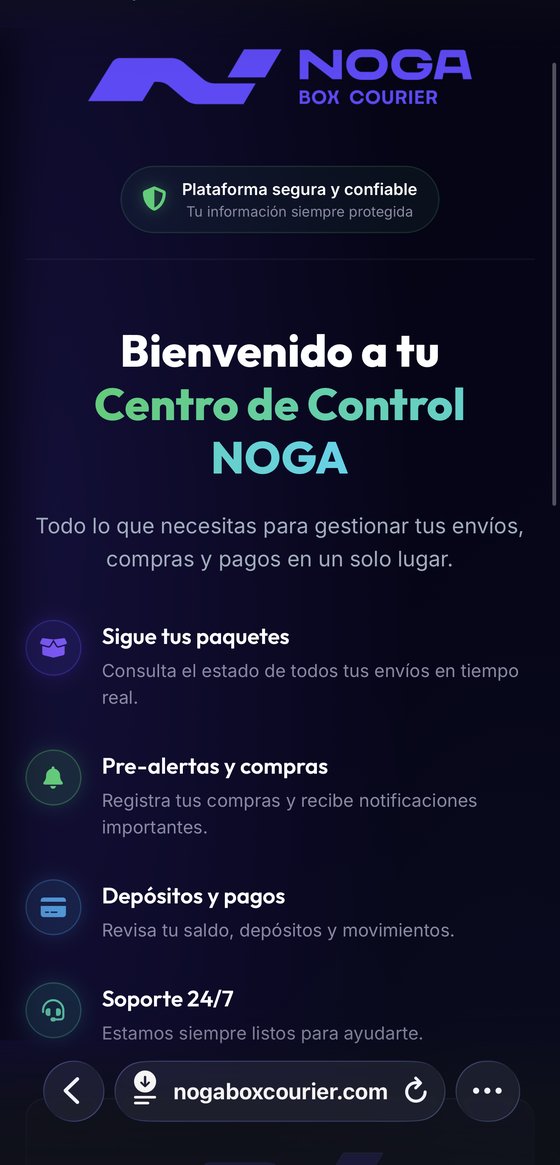 Plataforma NOGA en el celular
